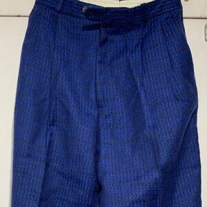 VINTAGE LADY NASH FORMAL HIGH WAIST PLEATED FRONT WOOL TROUSER PANTS SIZE 8